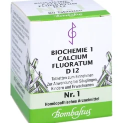 BIOCHEMIE 1 Calcium fluoratum D 12 Tabletten 80 St