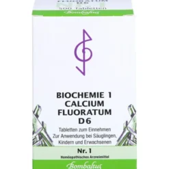 BIOCHEMIE 1 Calcium fluoratum D 6 Tabletten 500 St