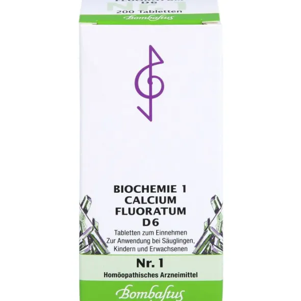 BIOCHEMIE 1 Calcium fluoratum D 6 Tabletten 200 St