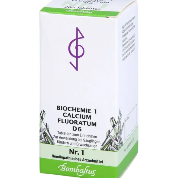 BIOCHEMIE 1 Calcium fluoratum D 6 Tabletten 200 St