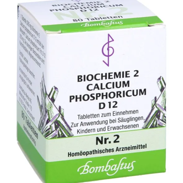 BIOCHEMIE 2 Calcium phosphoricum D 12 Tabletten 80 St