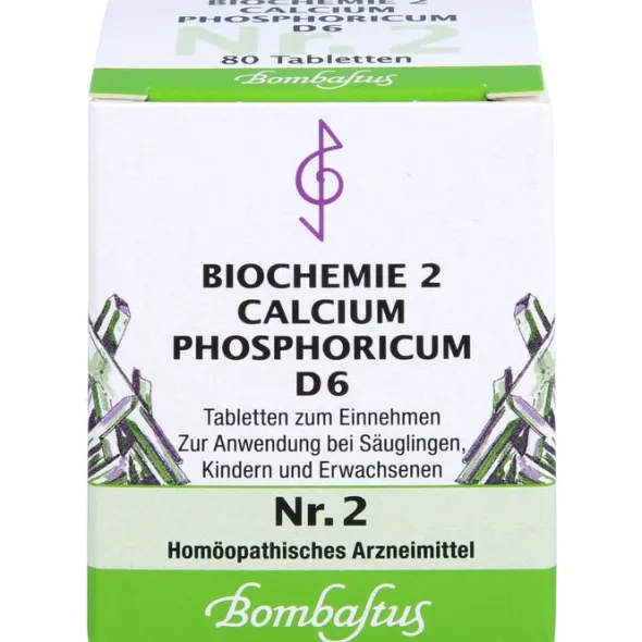 BIOCHEMIE 2 Calcium phosphoricum D 6 Tabletten 80 St