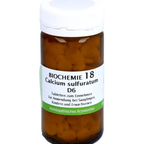 BIOCHEMIE 18 Calcium sulfuratum D 6 Tabletten 200 St