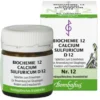 BIOCHEMIE 12 Calcium sulfuricum D 12 Tabletten 80 St