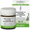 BIOCHEMIE 12 Calcium sulfuricum D 6 Tabletten 80 St