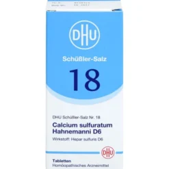 BIOCHEMIE DHU 18 Calcium sulfuratum D 6 Tabletten 200 St