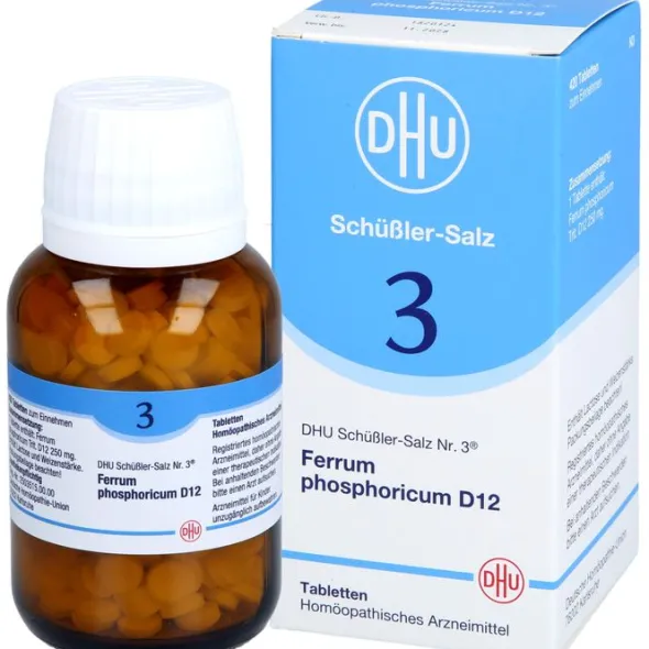 BIOCHEMIE DHU 3 Ferrum phosphoricum D 12 Tabletten 420 St
