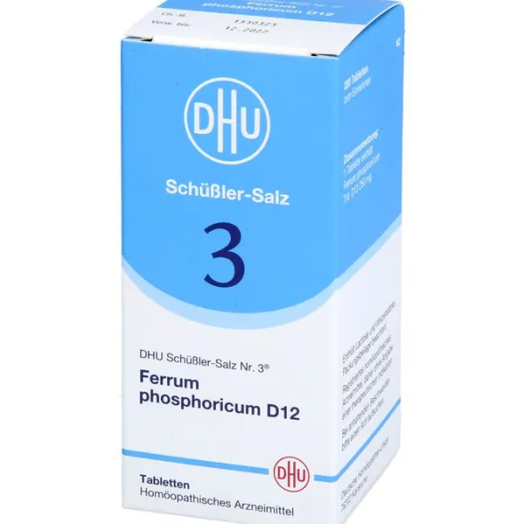 BIOCHEMIE DHU 3 Ferrum phosphoricum D 12 Tabletten 200 St