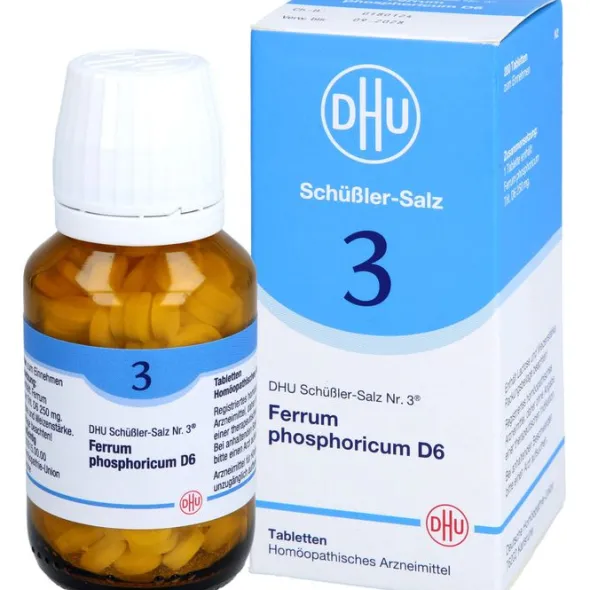 BIOCHEMIE DHU 3 Ferrum phosphoricum D 6 Tabletten 200 St