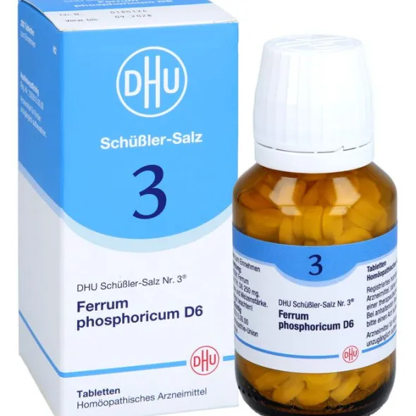 BIOCHEMIE DHU 3 Ferrum phosphoricum D 6 Tabletten 200 St
