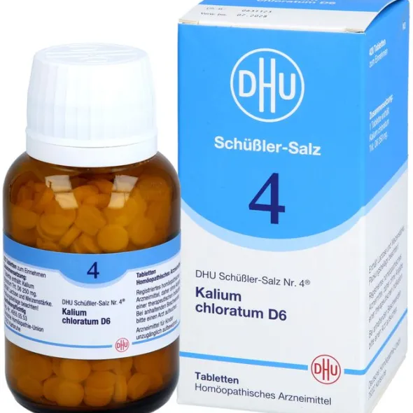 BIOCHEMIE DHU 4 Kalium chloratum D 6 Tabletten 420 St