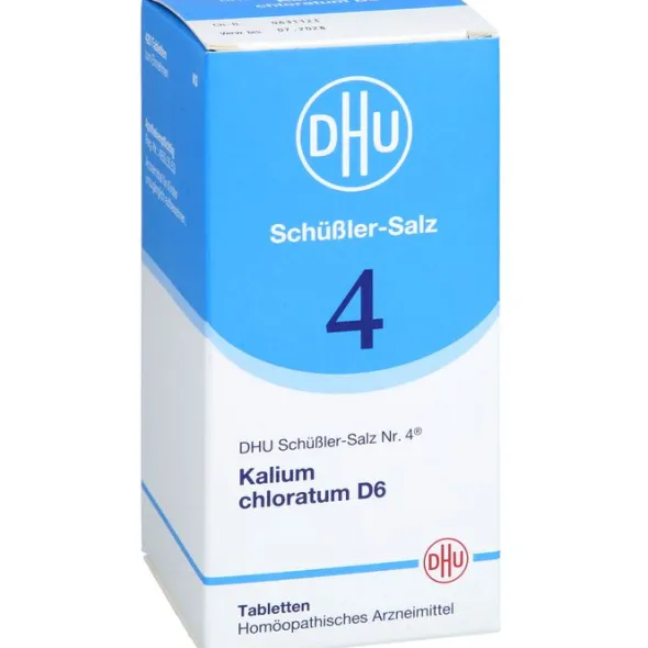 BIOCHEMIE DHU 4 Kalium chloratum D 6 Tabletten 420 St