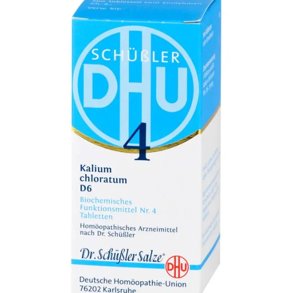 BIOCHEMIE DHU 4 Kalium chloratum D 6 Tabletten 200 St