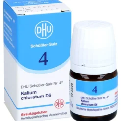 BIOCHEMIE DHU 4 Kalium chloratum D 6 Globuli 10 g