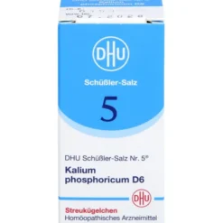 BIOCHEMIE DHU 5 Kalium phosphoricum D 6 Globuli 10 g