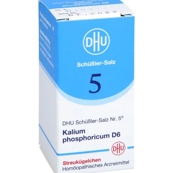 BIOCHEMIE DHU 5 Kalium phosphoricum D 6 Globuli 10 g