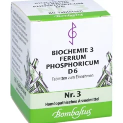 BIOCHEMIE 3 Ferrum phosphoricum D 6 Tabletten 80 St