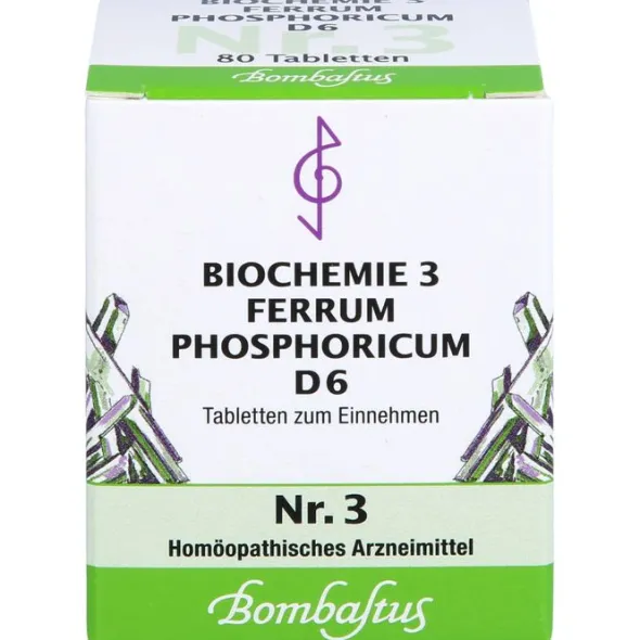 BIOCHEMIE 3 Ferrum phosphoricum D 6 Tabletten 80 St