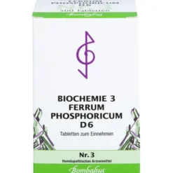BIOCHEMIE 3 Ferrum phosphoricum D 6 Tabletten 500 St