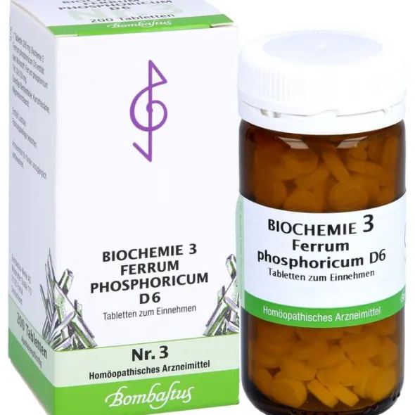 BIOCHEMIE 3 Ferrum phosphoricum D 6 Tabletten 200 St