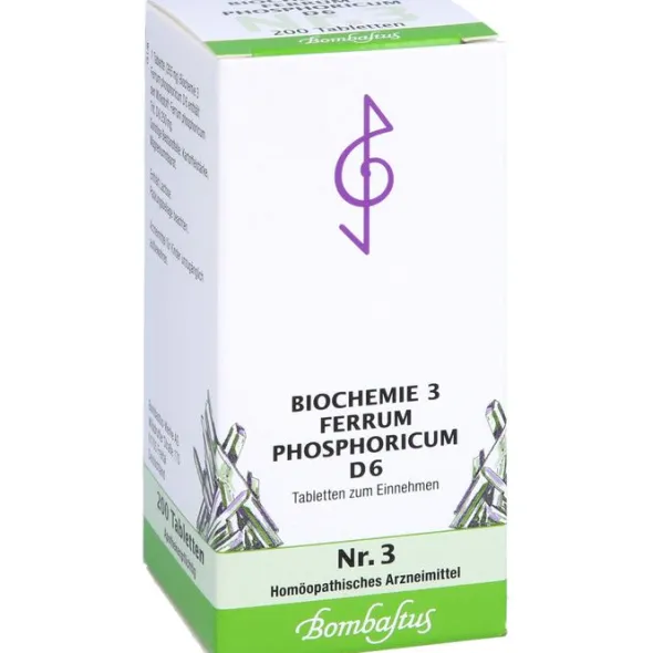 BIOCHEMIE 3 Ferrum phosphoricum D 6 Tabletten 200 St