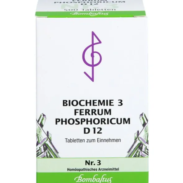 BIOCHEMIE 3 Ferrum phosphoricum D 12 Tabletten 500 St