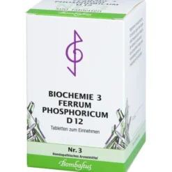 BIOCHEMIE 3 Ferrum phosphoricum D 12 Tabletten 500 St