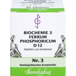 BIOCHEMIE 3 Ferrum phosphoricum D 12 Tabletten 80 St