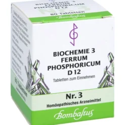 BIOCHEMIE 3 Ferrum phosphoricum D 12 Tabletten 80 St