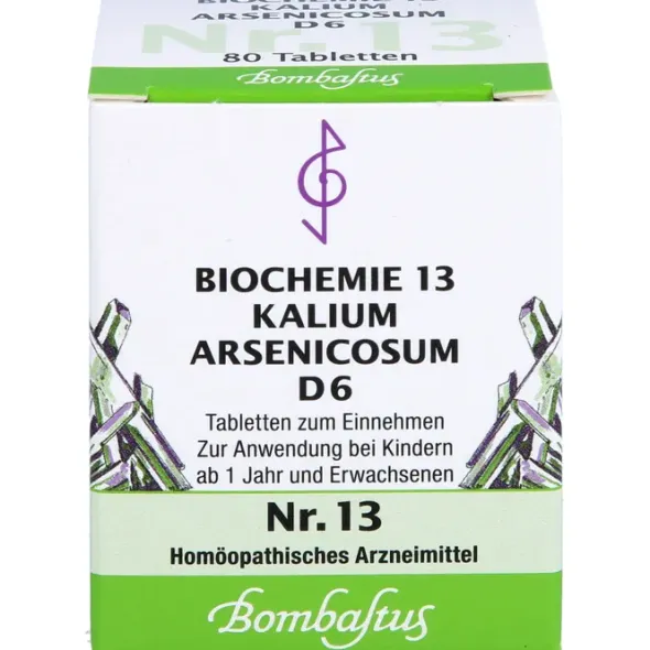 BIOCHEMIE 13 Kalium arsenicosum D 6 Tabletten 80 St