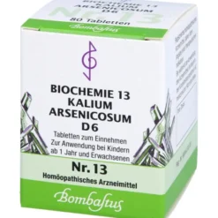 BIOCHEMIE 13 Kalium arsenicosum D 6 Tabletten 80 St