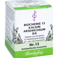 BIOCHEMIE 13 Kalium arsenicosum D 6 Tabletten 80 St