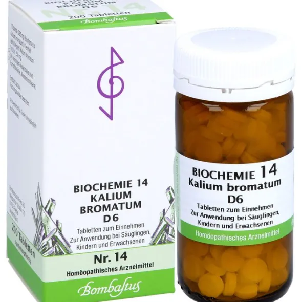 BIOCHEMIE 14 Kalium bromatum D 6 Tabletten 200 St