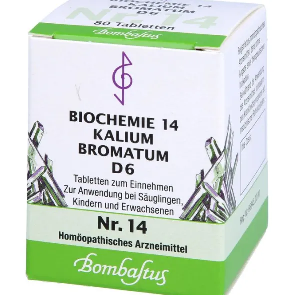 BIOCHEMIE 14 Kalium bromatum D 6 Tabletten 80 St