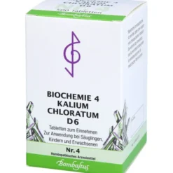 BIOCHEMIE 4 Kalium chloratum D 6 Tabletten 500 St