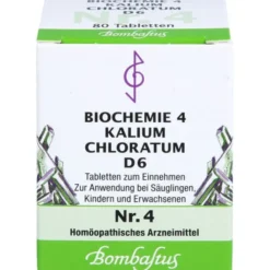 BIOCHEMIE 4 Kalium chloratum D 6 Tabletten 80 St