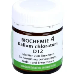 BIOCHEMIE 4 Kalium chloratum D 12 Tabletten 80 St