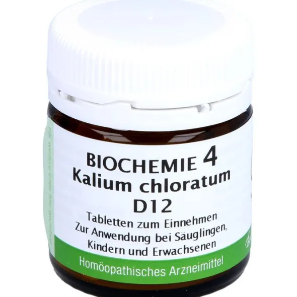BIOCHEMIE 4 Kalium chloratum D 12 Tabletten 80 St