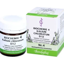 BIOCHEMIE 4 Kalium chloratum D 12 Tabletten 80 St