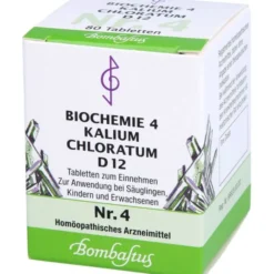 BIOCHEMIE 4 Kalium chloratum D 12 Tabletten 80 St