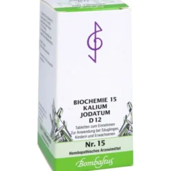 BIOCHEMIE 15 Kalium jodatum D 12 Tabletten 200 St