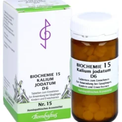 BIOCHEMIE 15 Kalium jodatum D 6 Tabletten 200 St