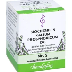 BIOCHEMIE 5 Kalium phosphoricum D 6 Tabletten 80 St