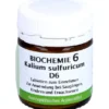 BIOCHEMIE 6 Kalium sulfuricum D 6 Tabletten 80 St