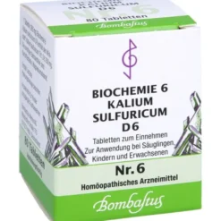 BIOCHEMIE 6 Kalium sulfuricum D 6 Tabletten 80 St