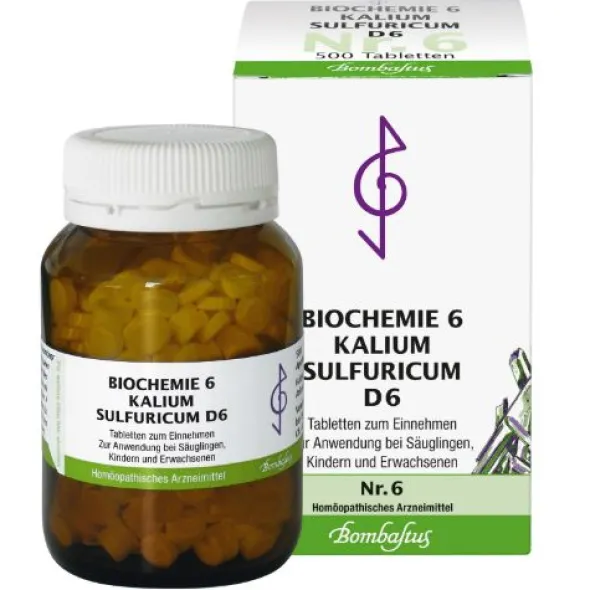BIOCHEMIE 6 Kalium sulfuricum D 6 Tabletten 500 St