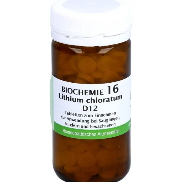BIOCHEMIE 16 Lithium chloratum D 12 Tabletten 200 St