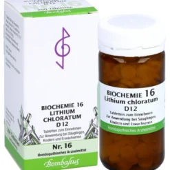 BIOCHEMIE 16 Lithium chloratum D 12 Tabletten 200 St