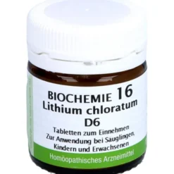 BIOCHEMIE 16 Lithium chloratum D 6 Tabletten 80 St