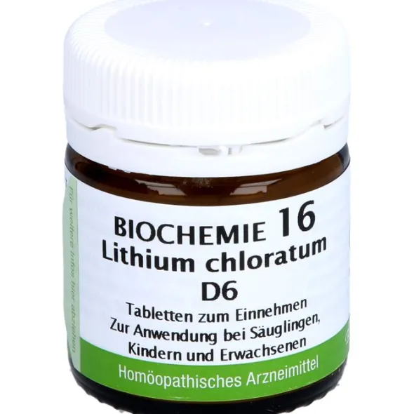 BIOCHEMIE 16 Lithium chloratum D 6 Tabletten 80 St